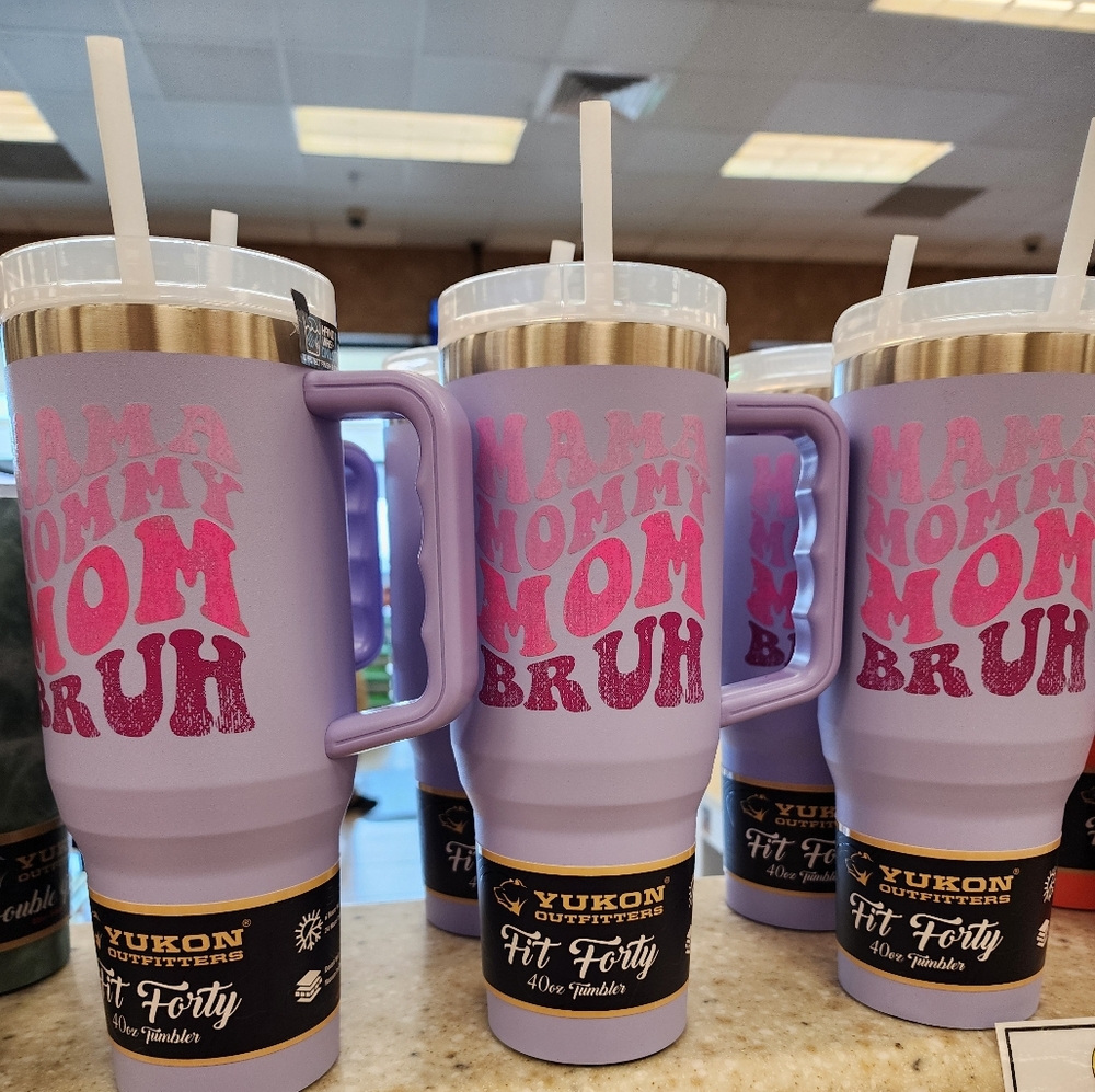 Yukon Purple Mom 40 oz Tumbler